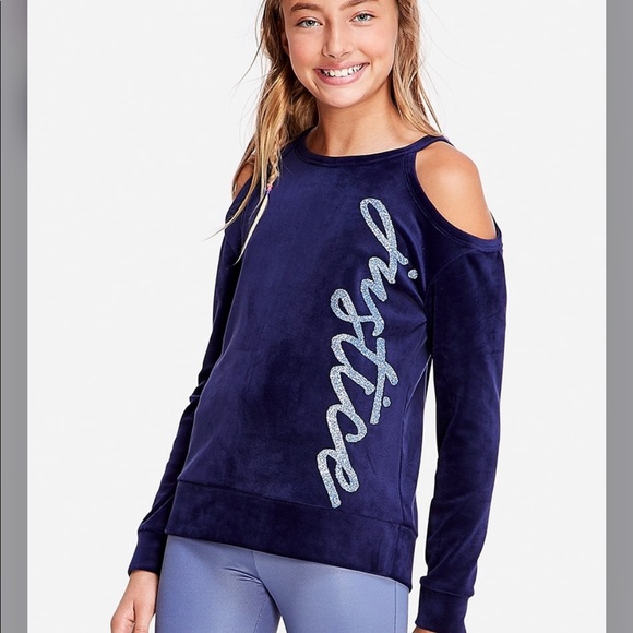 cold shoulder glitter tops